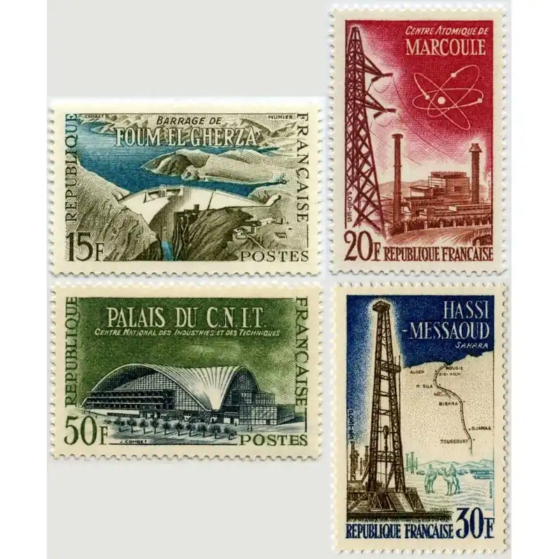 Offre Spéciale Timbre France N°1203 à 1206 Réalisations techniques Neuf **