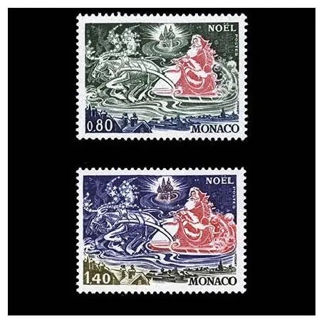 Dernier Modèle Timbre de collection de Monaco N° 1113/14 neuf sans charnière