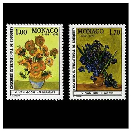Bon Marché Timbre de collection de Monaco N° 1161/62 neuf sans charnière