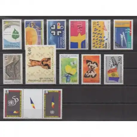 Andorre - Année complète - 1995 - No 454/466 Dernière Chance