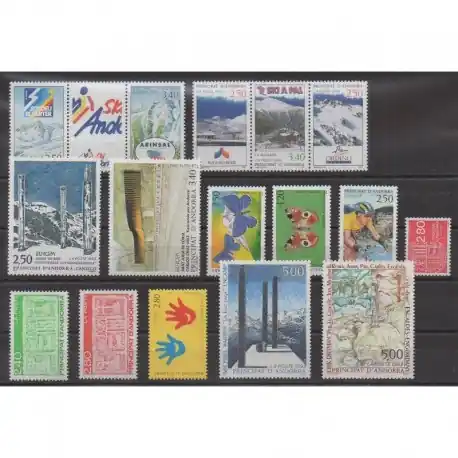 Andorre - Année complète - 1993 - No 425/440 Vente Directe