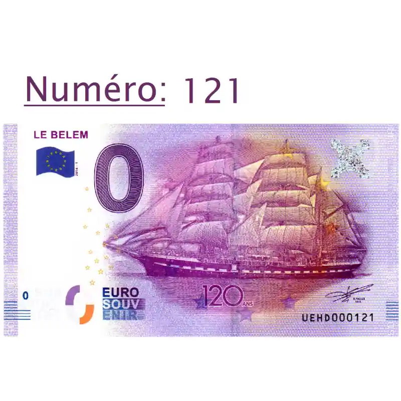 Prix Bas Billet touristique 0 € N°121 - Le Belem 120 ans