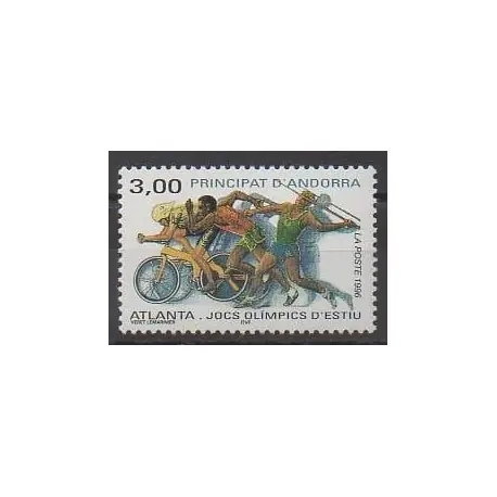 Andorre - 1996 - No 479 - Jeux Olympiques d'été Livraison Mondiale
