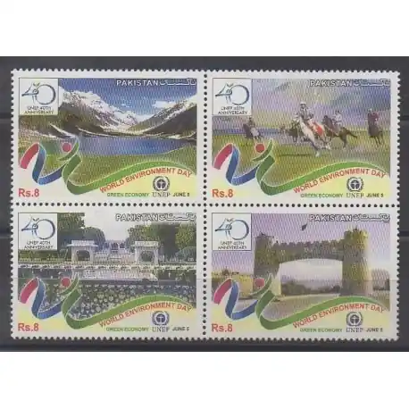 Pakistan - 2012 - No 1339/1342 - Environnement Certifié