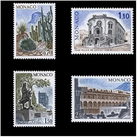 Timbre de collection de Monaco N° 1214/17 neuf sans charnière Offre Spéciale