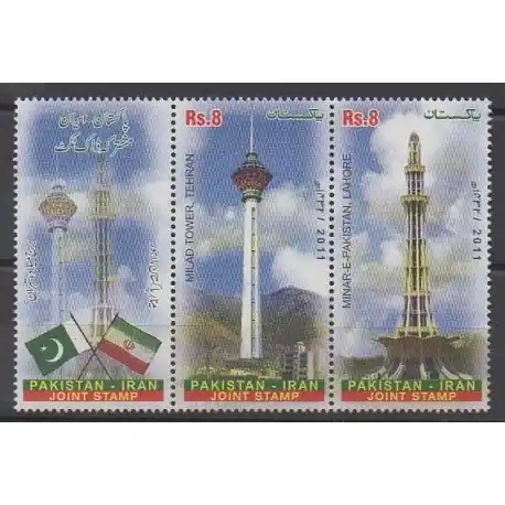 Authentique Pakistan - 2011 - No 1315/1316 - Architecture