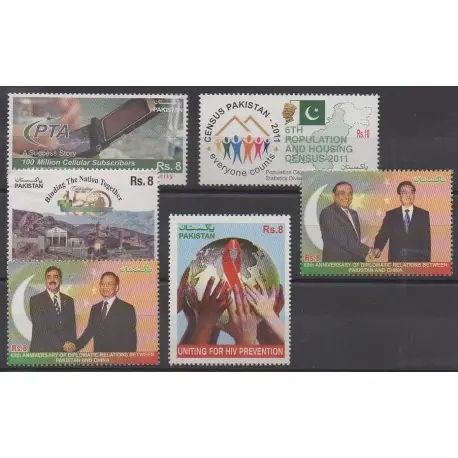 Pakistan - 2011 - No 1296/1301 Prix Bas