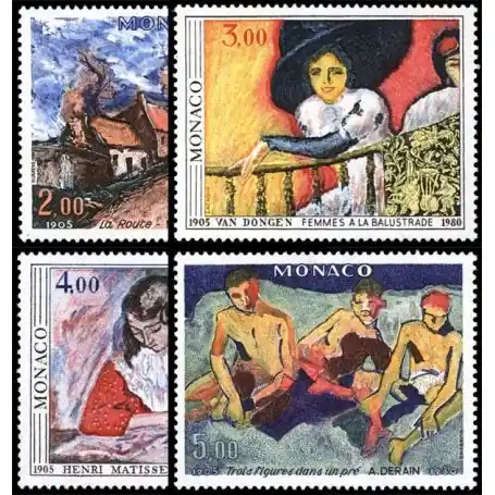 Meilleur Prix Timbre de collection de Monaco N° 1241/44 neuf sans charnière