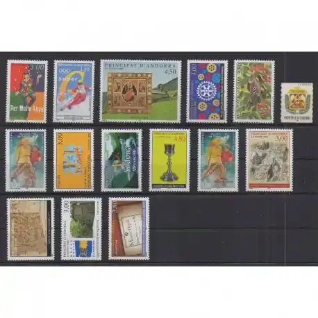 Andorre - Année complète - 1998 - No 497/511 Paiement Sécurisé