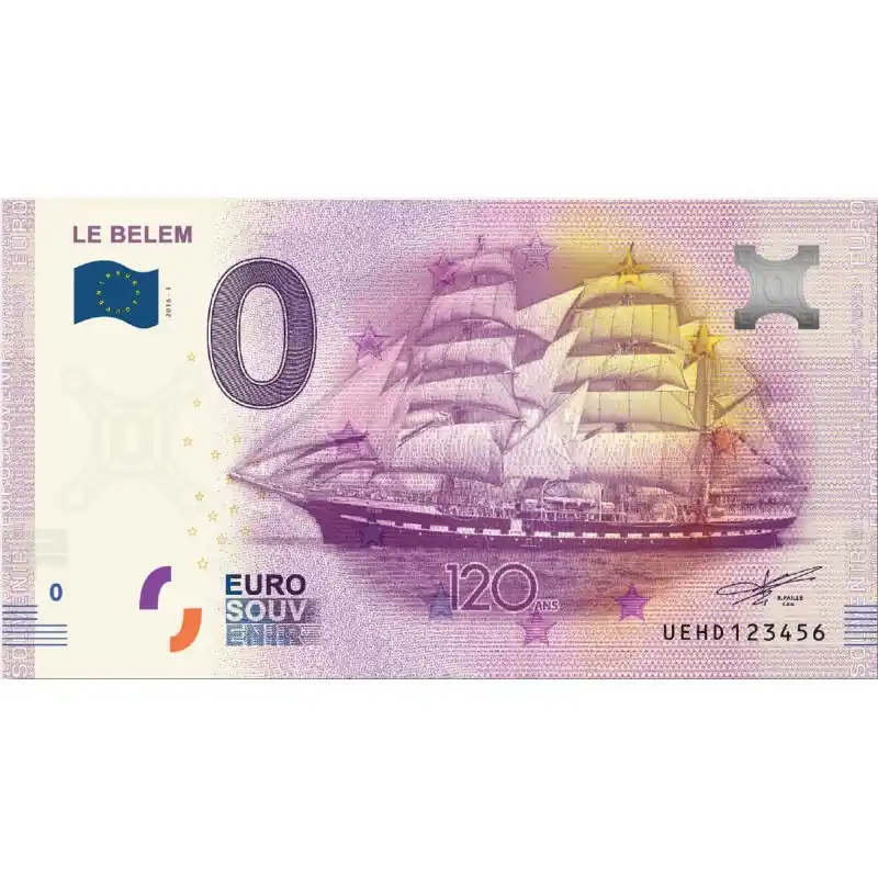 Produit De Marque Billet touristique 0 euros N°1100 - Le Belem 120 ans