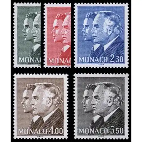 Commander Maintenant Timbre de collection de Monaco N° 1281/85 neuf sans charnière