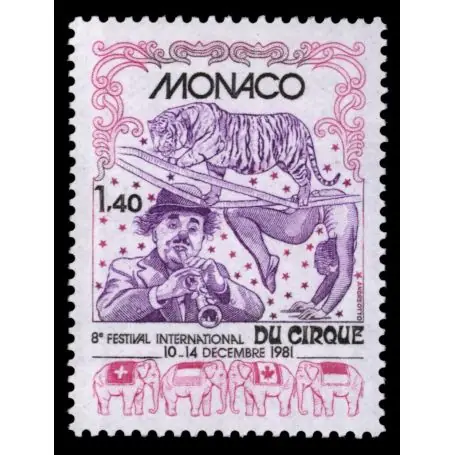 Timbre de collection de Monaco N° 1298 neuf sans charnière Prix Choc