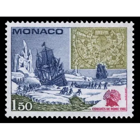 Timbre de collection de Monaco N° 1301 neuf sans charnière Livraison Express