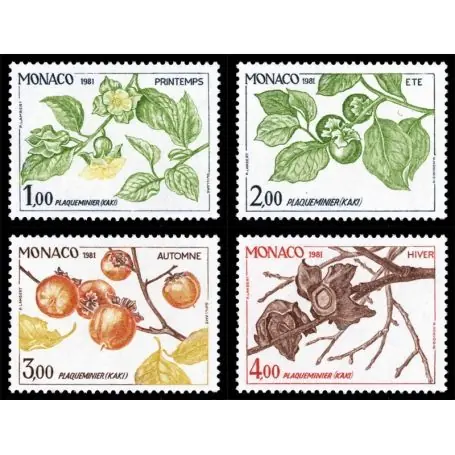 Achat Immédiat Timbre de collection de Monaco N° 1302/05 neuf sans charnière