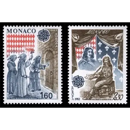 Europa 1982 Timbre de collection de Monaco N° 1322/23 neuf sans charnière Must-Have