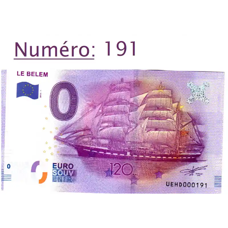 Promotion Billet touristique 0 € N°191 - Le Belem 120 ans