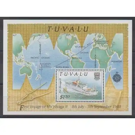 Tuvalu - 1989 - No BF39 - Navigation Exclusif