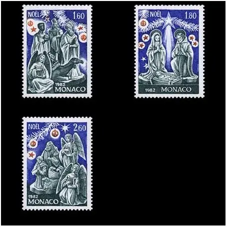 Livraison Gratuite Timbre de collection de Monaco N° 1352/54 neuf sans charnière