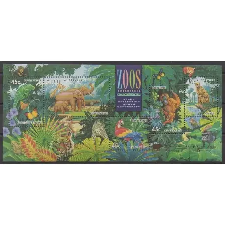 Australie - 1994 - No BF25 - Espèces menacées - WWF - Philatélie Usine Directe