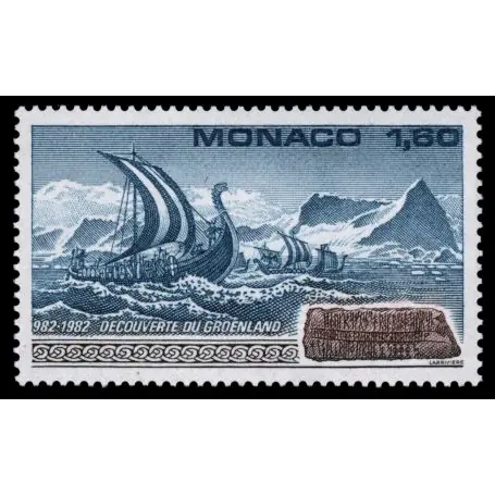 Timbre de collection de Monaco N° 1356 neuf sans charnière Meilleure Vente