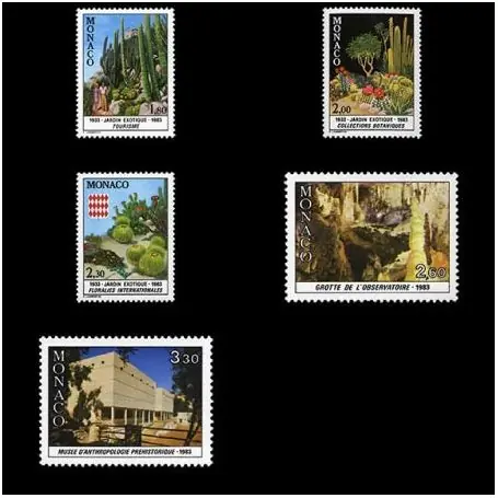 Commander Maintenant Timbre de collection de Monaco N° 1360/64 neuf sans charnière