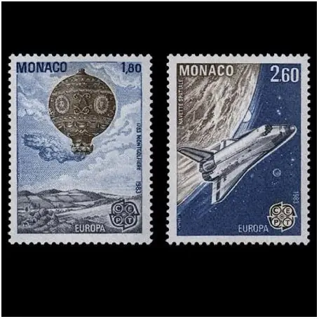 Europa 1983 Timbre de collection de Monaco N° 1365/66 neuf sans charnière Nouveauté