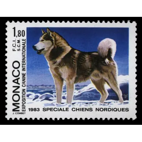 Timbre de collection de Monaco N° 1367 neuf sans charnière Prix Réduit