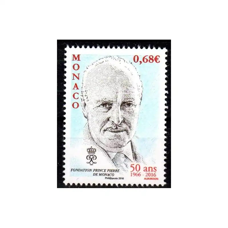 Timbre Monaco n°3029 50 ans de la Fondation Prince Pierre de Monaco Affaire À Saisir
