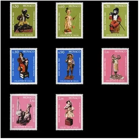 Nouveauté Timbre de collection de Monaco N° 1377/84 neuf sans charnière