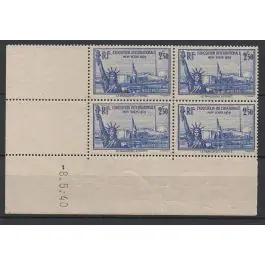 Achat Immédiat Timbre de collection France - 0458 Coin Dat (1940)