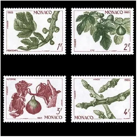 Timbre de collection de Monaco N° 1393/96 neuf sans charnière Top Vente