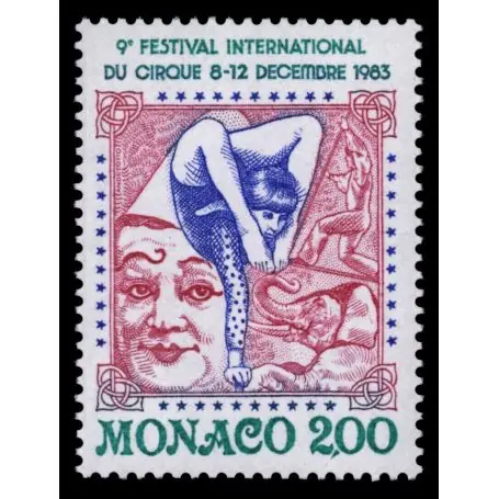 Édition Limitée Timbre de collection de Monaco N° 1397 neuf sans charnière