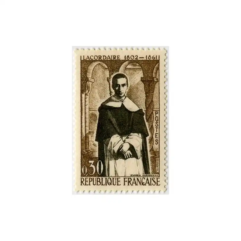 Timbre France N°1287 Jean-Baptiste Henri de Lacordaire Neuf ** Premium
