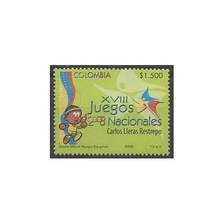Colombie - 2008 - No 1458 - Sports divers Populaire