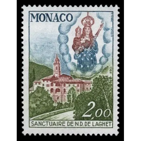 Original Timbre de collection de Monaco N° 1426 neuf sans charnière