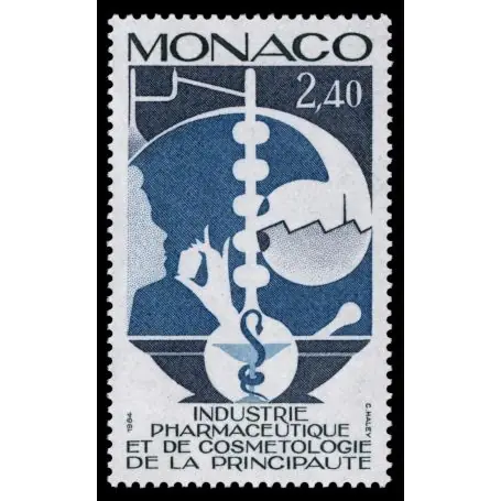 Achat Immédiat Timbre de collection de Monaco N° 1450 neuf sans charnière