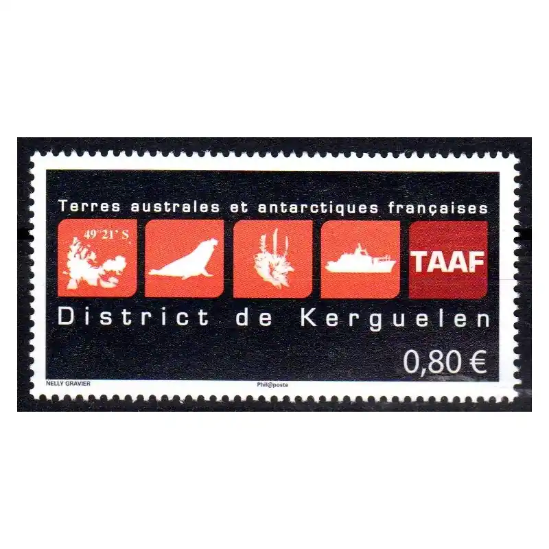 Timbre TAAF n°788 District de Kerguelen Commande En Gros