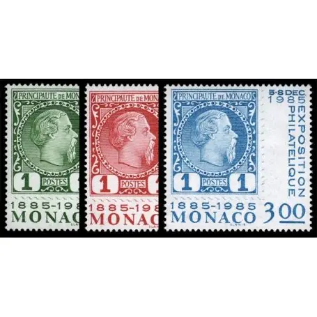 Timbre de collection de Monaco N° 1456/58 neuf sans charnière Garantie Incluse