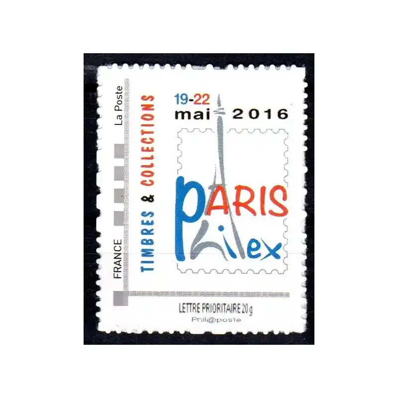 Promotion Saisonnière Timbre Personnalisé "Paris-Philex 2016"