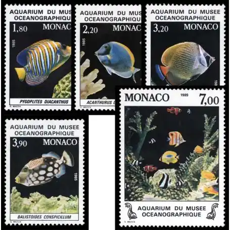 Livraison Gratuite Timbre de collection de Monaco N° 1483/87 neuf sans charnière