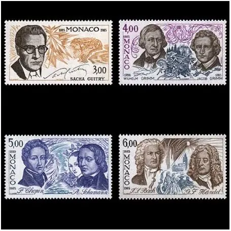 Timbre de collection de Monaco N° 1501/04 neuf sans charnière Affaire À Saisir