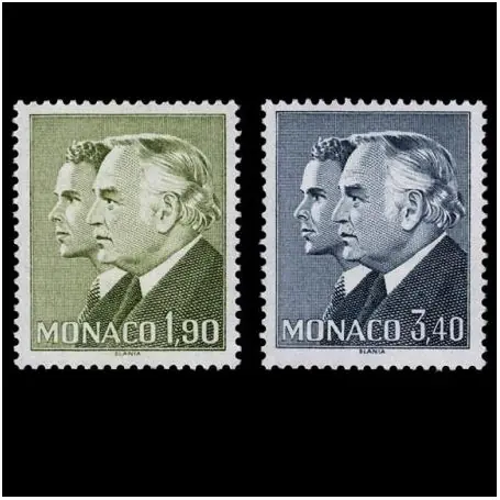 Timbre de collection de Monaco N° 1538/39 neuf sans charnière Fait Main
