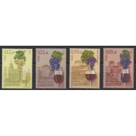 Bulgarie - 2001 - No 3902/3905 - Gastronomie Soldes