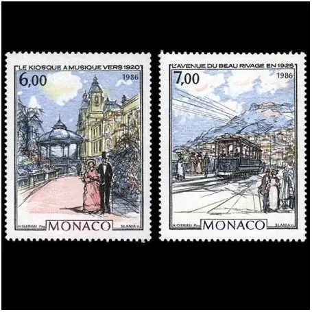 Promotion Timbre de collection de Monaco N° 1543/44 neuf sans charnière