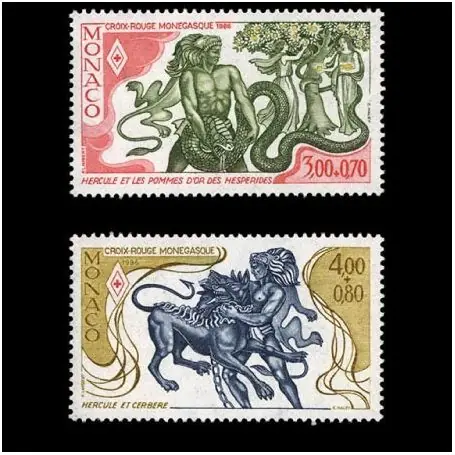 Offre Limitée Timbre de collection de Monaco N° 1545/46 neuf sans charnière