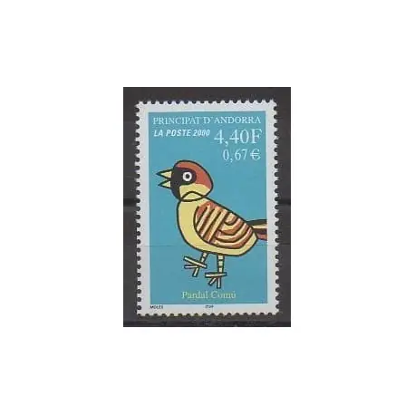 Produit De Marque Andorre - 2000 - No 533 - Oiseaux
