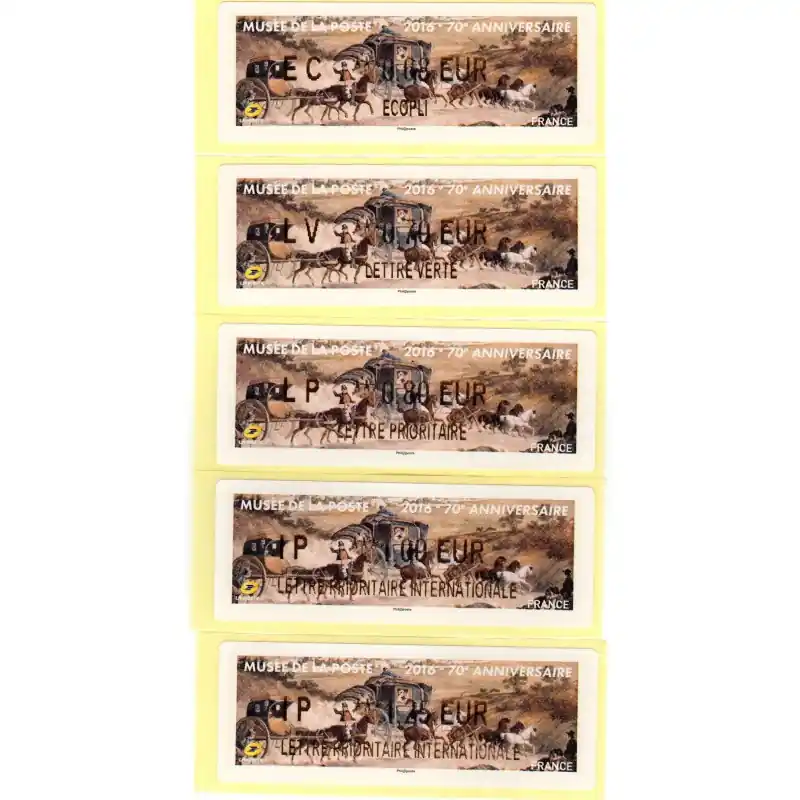 Usine Directe Vignettes LISA 2016 L'adresse Musée de La Poste - 70ème anniversaire