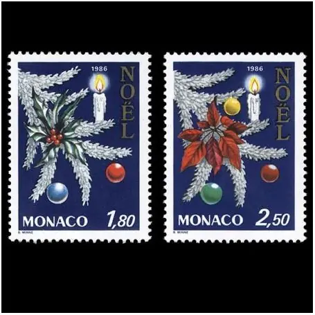 Timbre de collection de Monaco N° 1554/55 neuf sans charnière Acheter En Ligne