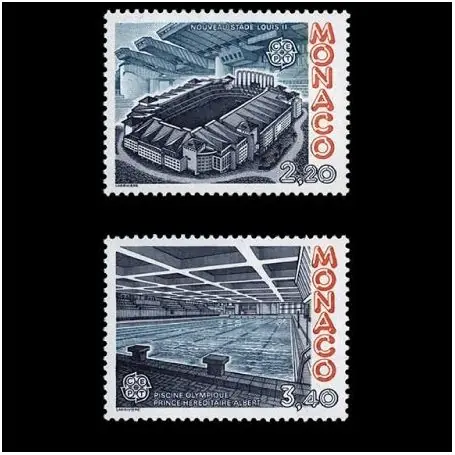 Timbre de collection de Monaco N° 1565/66 neuf sans charnière Acheter En Ligne