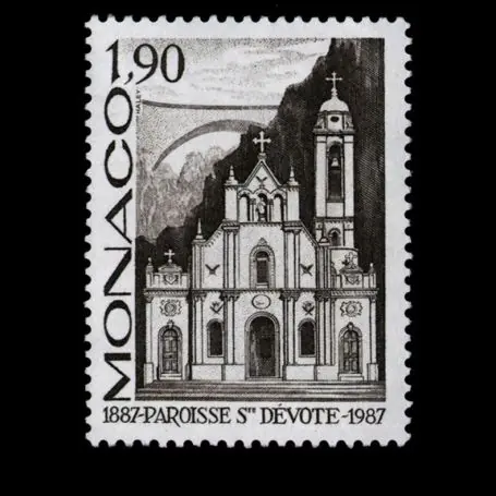 Timbre de collection de Monaco N° 1573 neuf sans charnière Usine Directe